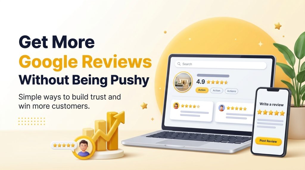 How to Get More Google Reviews for Your Small Business (Without Being Pushy)